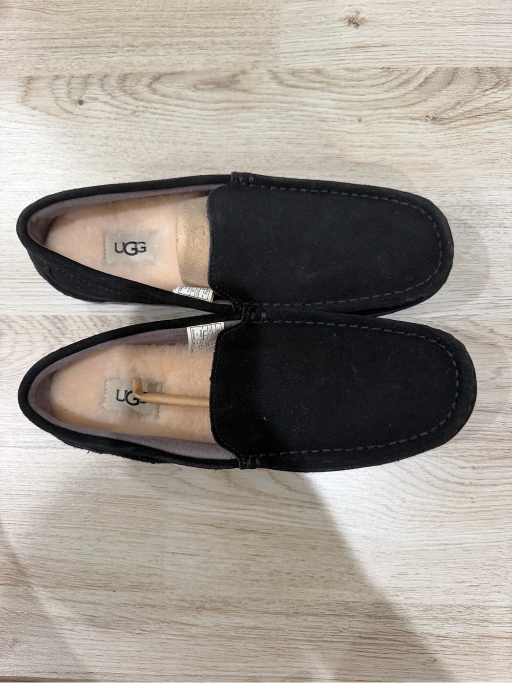 UGG Men’s Black Suede Slip-On Drivers